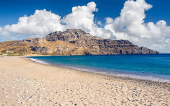 Plakias beach at Crete island, Greece, nude beach,