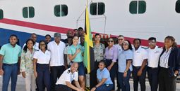 Carnival Cruise Line team members with tourism minister Edmund Bartlett and Jamaica Tourism Cares taskforce member Joy Roberts