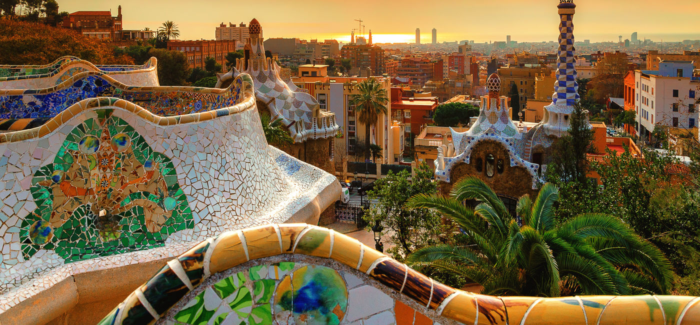 Image: Barcelona at sunrise (Photo Credit: gatsi/Adobe Stock)