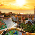 Barcelona at sunrise