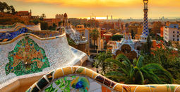 Barcelona at sunrise