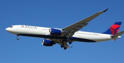 Delta Air Lines Airbus A330 in flight
