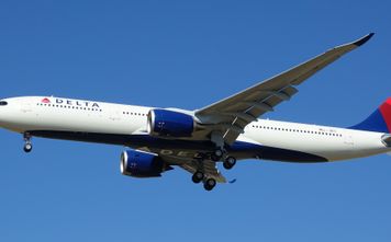 Delta Air Lines Airbus A330 in flight