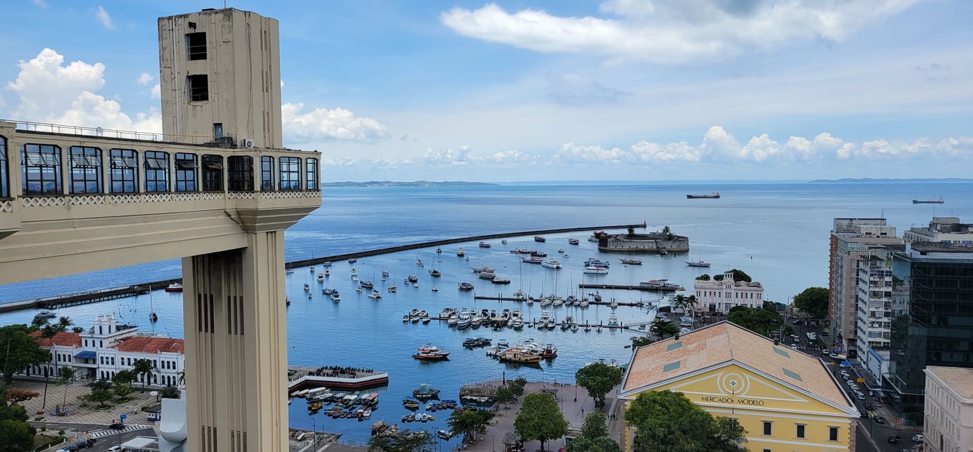 Image: Salvador’s Elevador Lacerda. (Photo by Brian Major)