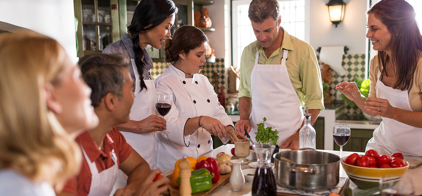 Image: A cooking class with Choice Touring by Globus (Photo Credit: Globus)