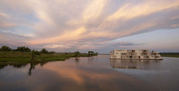 AmaWaterways Zambezi Queen on the Chobe River