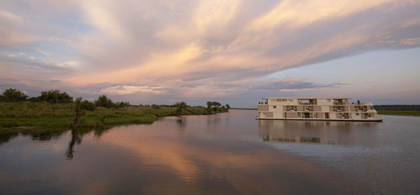 Image: AmaWaterways Zambezi Queen sur la rivière Chobe (Source: AmaWaterways)