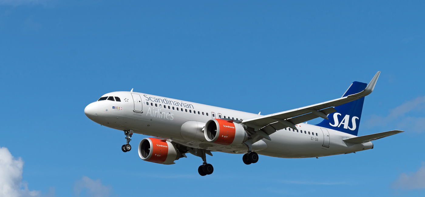 Image: SAS Scandinavian Airlines Airbus A320. (Photo Credit: Travers / Adobe Stock)