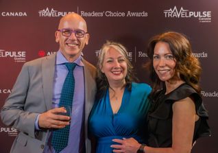 Bert Archer, Jen Mallia & Natasha Lair. 2026 TravelPulse Canada Readers' Choice Awards