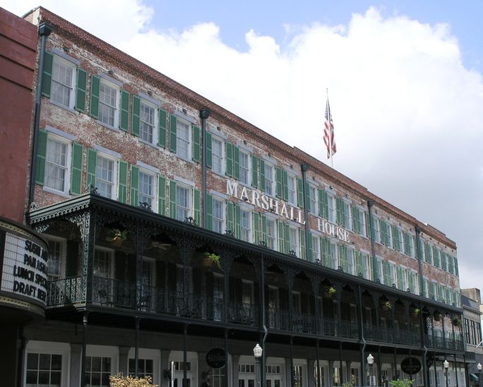 Marshall House, Hotel, Savannah