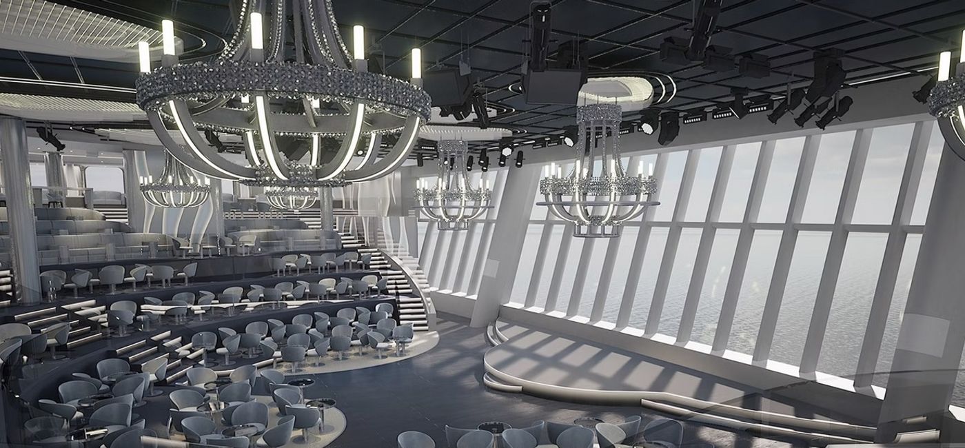 Image: MSC World Europa's Panorama Lounge. (photo via MSC Cruises Media)