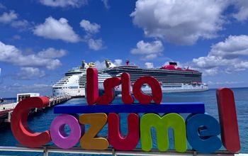 Cruise port in Cozumel, Mexico