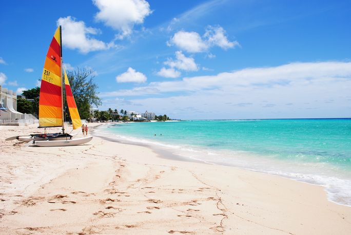 A sun-kissed beach in Barbados A sun-kissed beach in Barbados