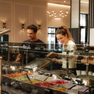 Breakfast buffet at the Hotel RIU Plaza Chicago.