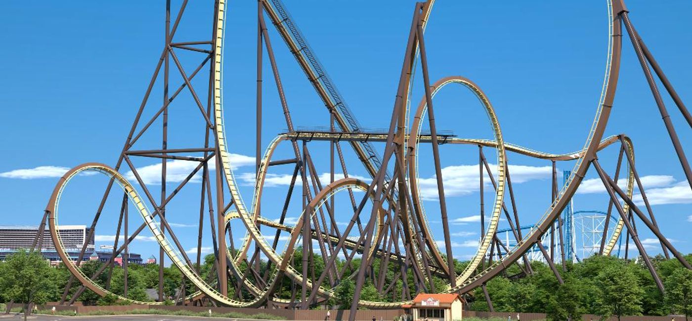 Image: Rendering of Six Flags Over Texas Tormenta Rampaging Run (Photo Credit: Six Flags Over Texas)