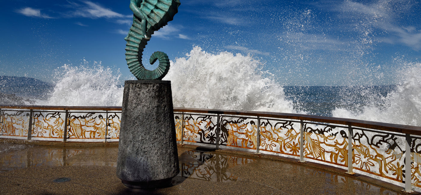 Image: The Malecon in Puerto Vallarta (Photo Credit: Reimar/Adobe Stock)
