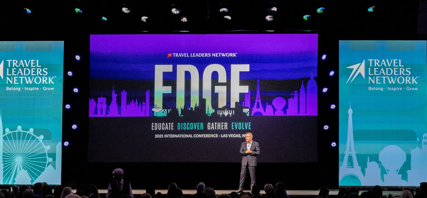 Image: Travel Leaders Network President Speaking at the companys EDGE conference. (Source: Travel Leaders Network)