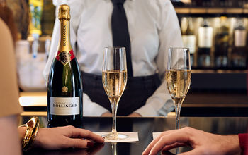 Bollinger Champagne in American Airlines premium lounges