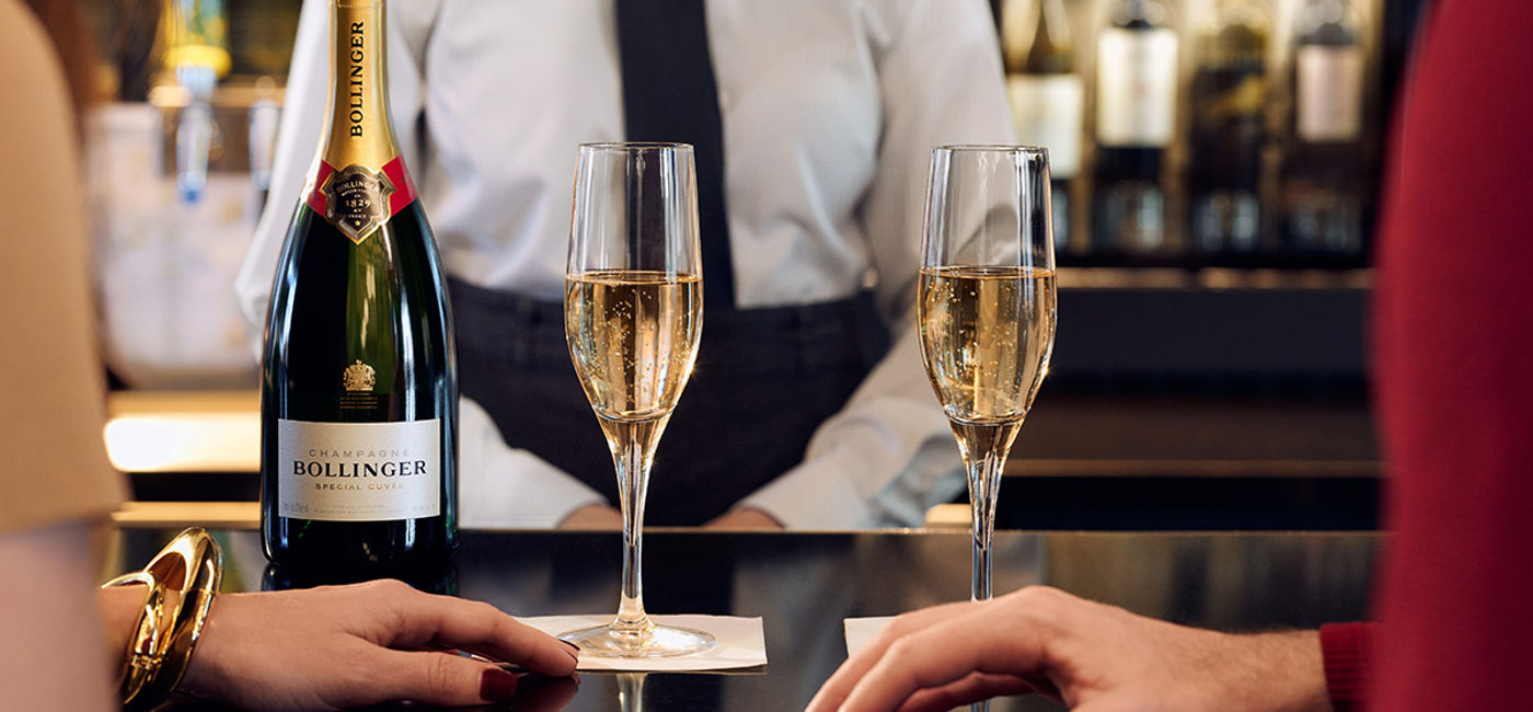 Image: Bollinger Champagne in American Airlines premium lounges (Photo Credit: American Airlines)