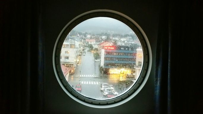 Hurtigruten porthole Hurtigruten porthole