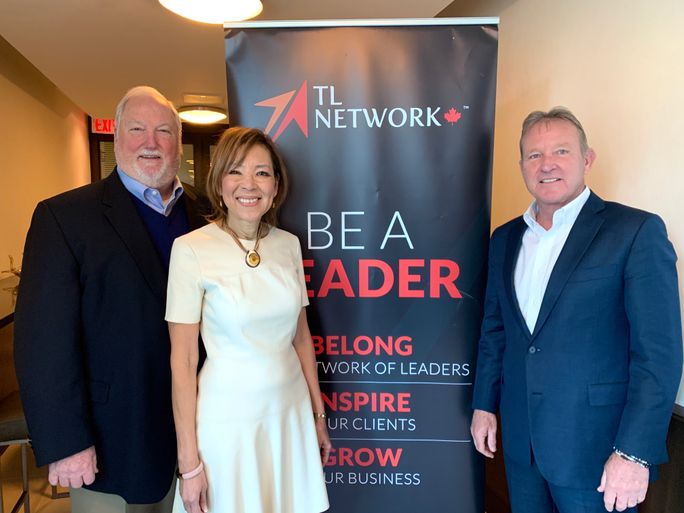 L to R: Roger Block - President of Travel Leaders Network, Christine James - Vice President of TL Network Canada;  John Lovell - President, Leisure Travel, Supplier Relations & Netowrk, Travel Leaders Group