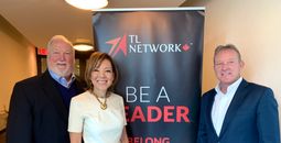 L to R: Roger Block - President of Travel Leaders Network, Christine James - Vice President of TL Network Canada;  John Lovell - President, Leisure Travel, Supplier Relations & Netowrk, Travel Leaders Group