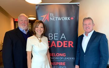 L to R: Roger Block - President of Travel Leaders Network, Christine James - Vice President of TL Network Canada;  John Lovell - President, Leisure Travel, Supplier Relations & Netowrk, Travel Leaders Group
