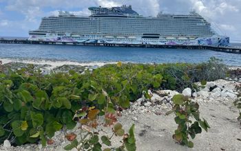 Norwegian Luna at Great Stirrup Cay, Norwegian Cruise Line's private island in the Bahamas