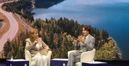 Justin Trudeau and Gloria Guevara