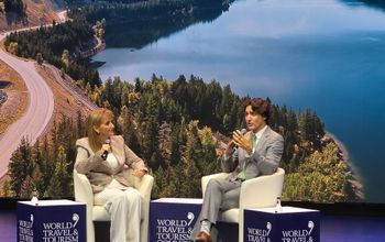 Justin Trudeau and Gloria Guevara