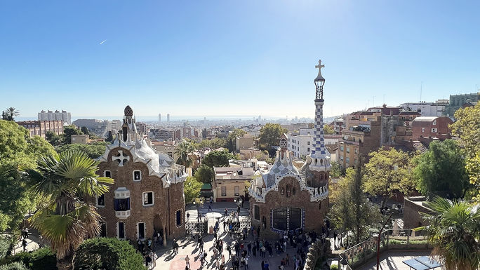 Guell Park in Barcelona
