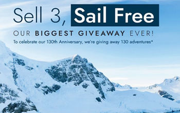 Travel Agent Incentive: Sell 3 C Sail for Free
