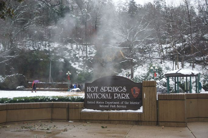 Hot Springs Arkanas in winter Hot Springs, Arkansas, winter