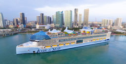Royal Caribbean Icon of the Seas cruise ship, Miami, world's largest cruise ship