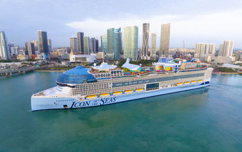 Royal Caribbean Icon of the Seas cruise ship, Miami, world's largest cruise ship