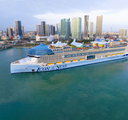 Royal Caribbean Icon of the Seas cruise ship, Miami, world's largest cruise ship
