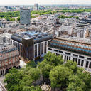 An aerial view of Leicester Square and The Londoner
