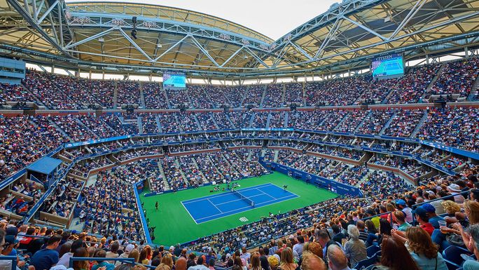 US Open at Arthur Ashe Stadium in Queens, New York