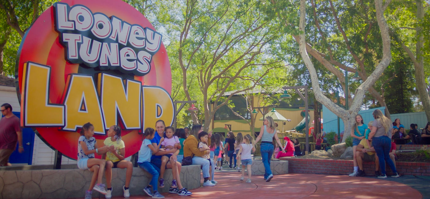 Image: Looney Tunes Land is located in Los Angeles' Six Flags Magic Mountain. (Photo Credit: Six Flags Magic Mountain)