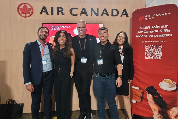 Air Canada’s session included the promotion of their newly launched incentive program, Air Canada & ME. Air Canada’s session included the promotion of their newly launched incentive program, Air Canada & ME.