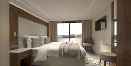 A refurbished cabin on MS Lord Byron