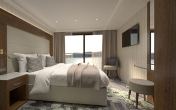 A refurbished cabin on MS Lord Byron