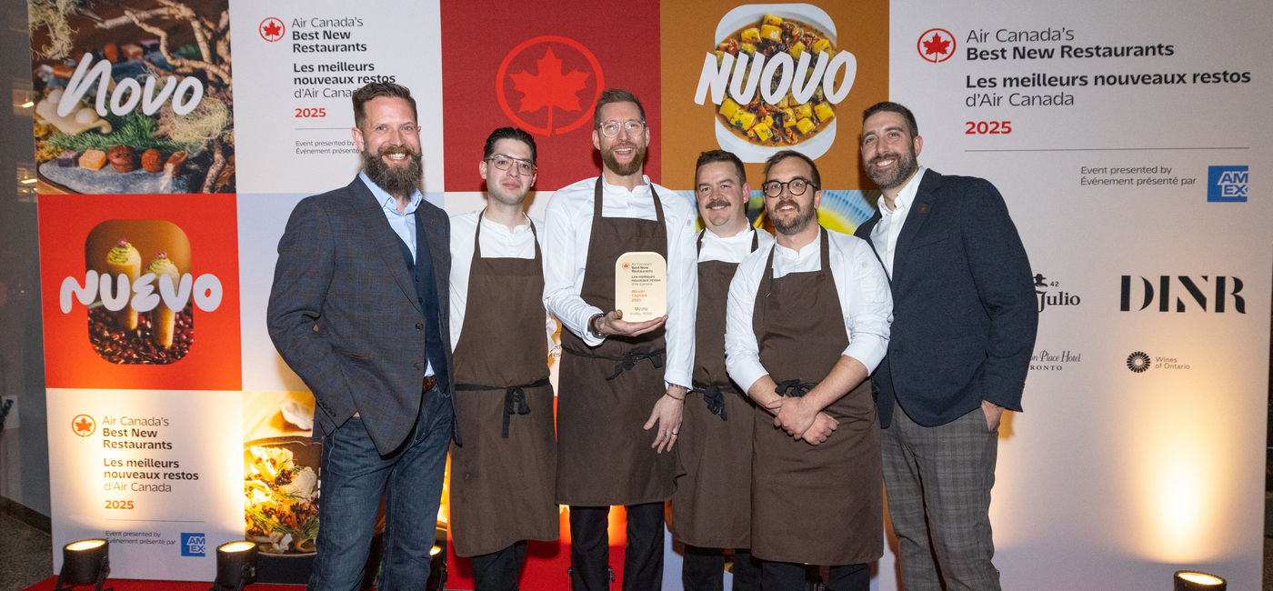 Image: Air Canada unveiled its 2025 Top 10 Best New Restaurants in Canada, honouring Halifax’s Mystic with the top spot. (Photo Credit: Air Canada)
