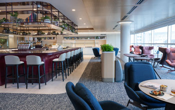 Capital One Lounge at Denver International Airport.