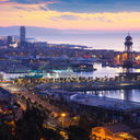 Barcelona port.