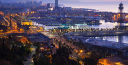 Barcelona port.