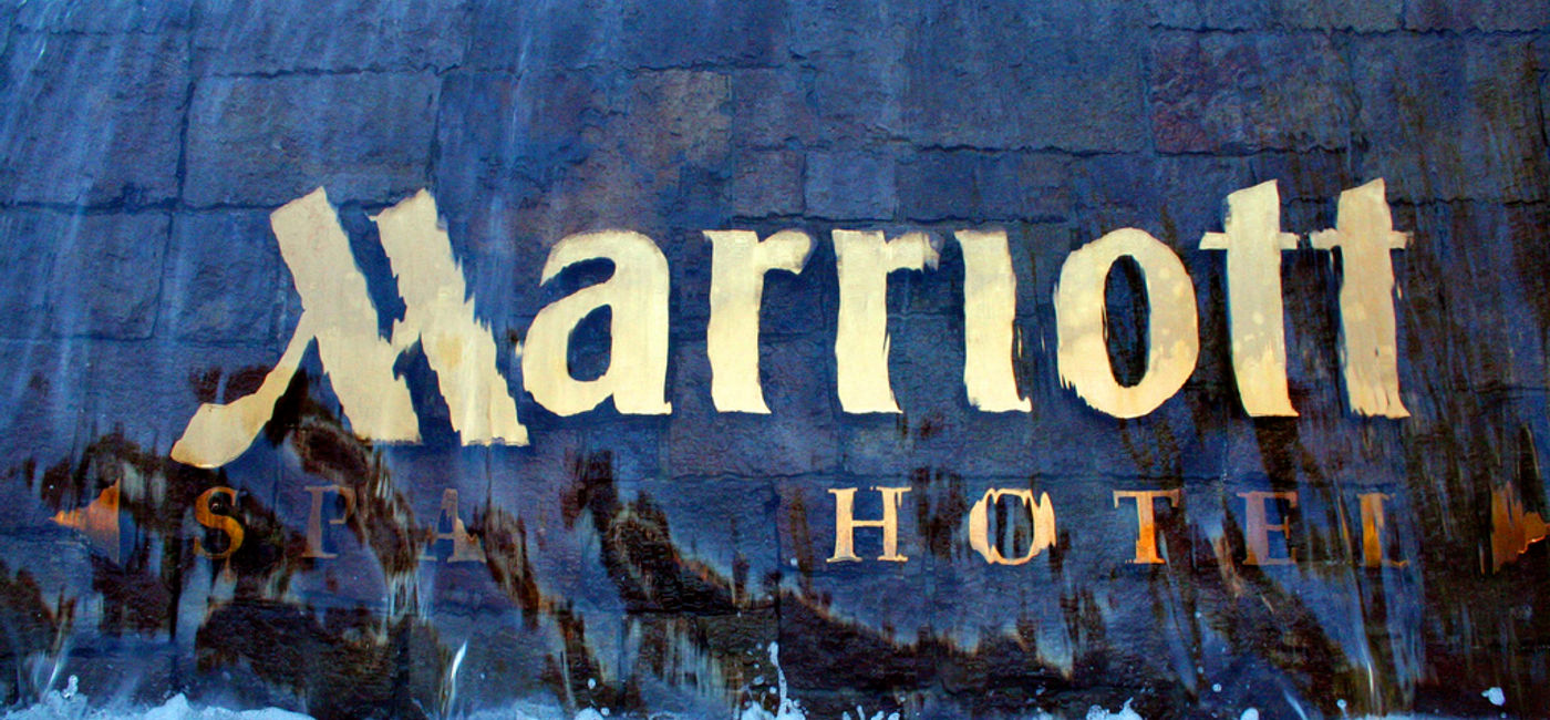 Image: PHOTO: An elegant Marriott hotel logo. (photo via Flickr/Jose Carlos Cortizo Perez)