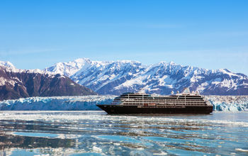 Azamara Quest at the Hubbard Glacier in Alaska.