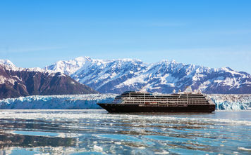 Azamara Quest at the Hubbard Glacier in Alaska.