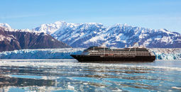 Azamara Quest at the Hubbard Glacier in Alaska.